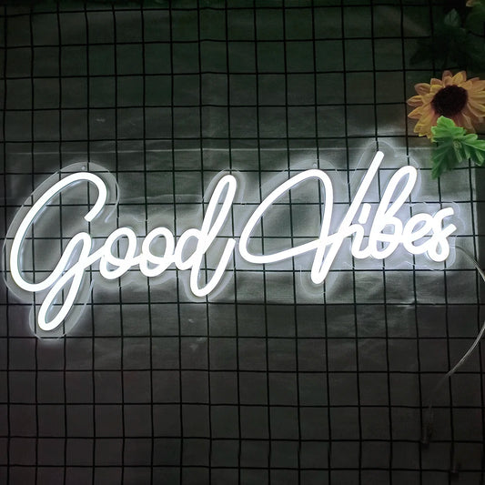 Néon LED "Good Vibes"