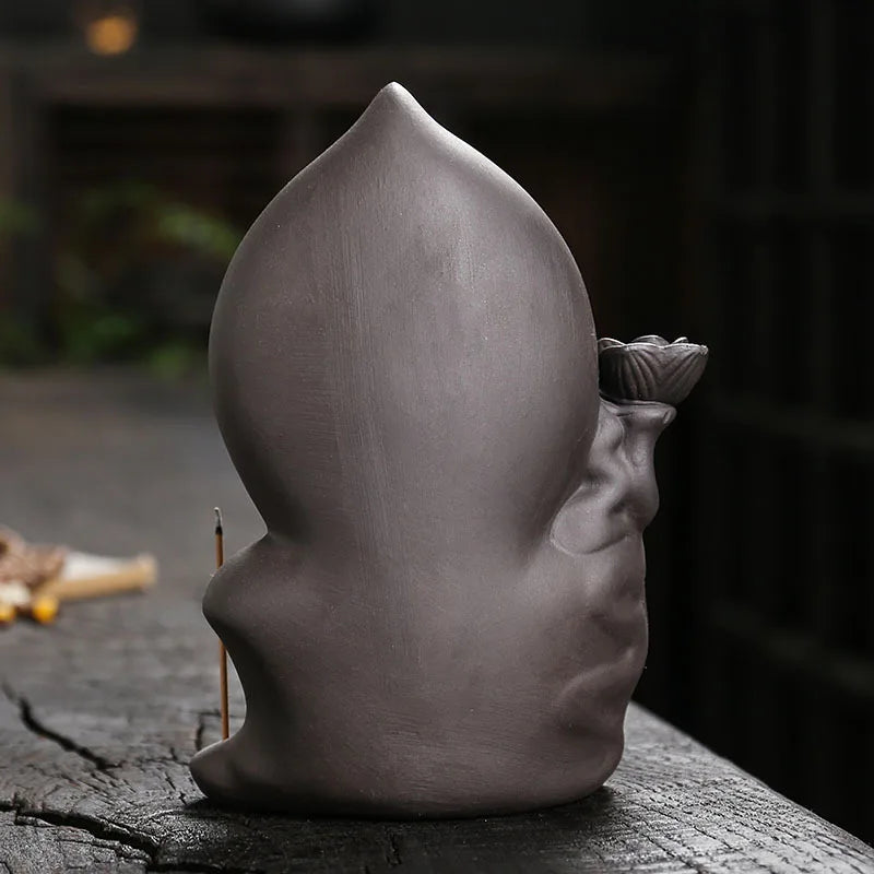 Brûleur d'Encens Bouddha "La Cascade de Sérénité"