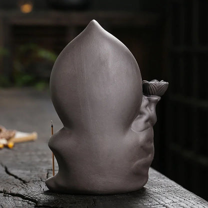 Brûleur d'Encens Bouddha "La Cascade de Sérénité"