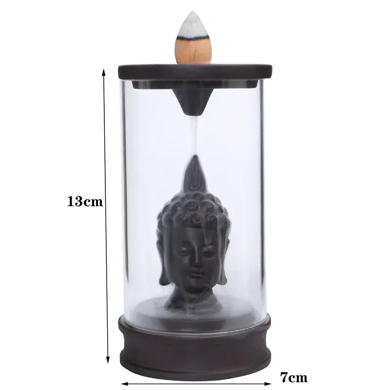 Brûleur d'Encens à Refoulement Bouddha Zen