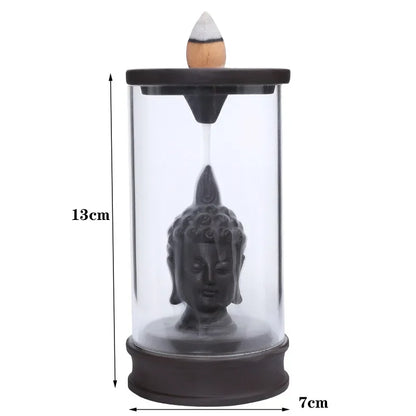 Brûleur d'Encens à Refoulement Bouddha Zen