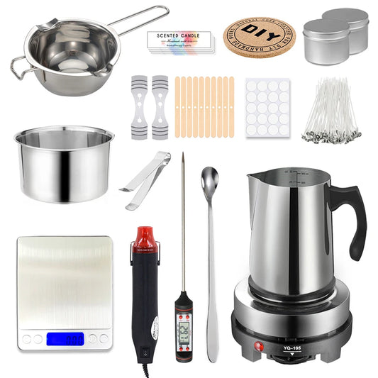 Kit de Création de Bougies Holistique – Illuminez vos Intentions