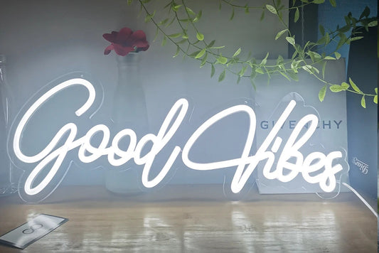 Néon LED "Good Vibes"